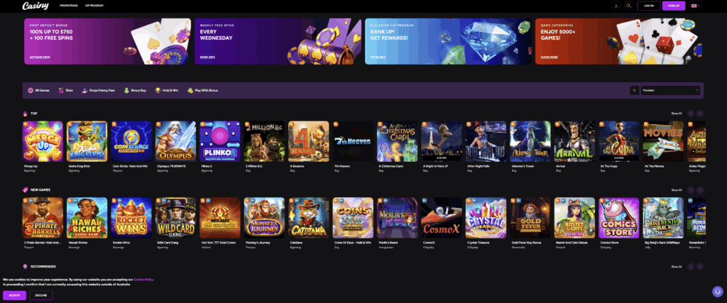 Experience the Thrill of Casiny Casino Your Ultimate Gaming Destination